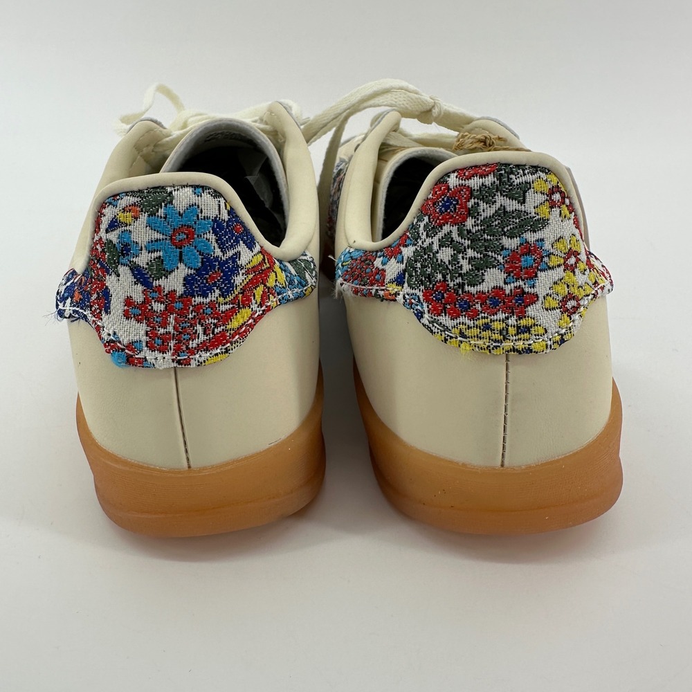 Adidas Gazelle Bold Liberty London Floral Cream Gum Platform Sneakers GZ2165 - Picture 5 of 10